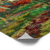 カミーユ・ピサロの赤い屋根 ポスター (角)