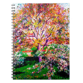 カミーユ・ピサロの開花の木々 ノートブック