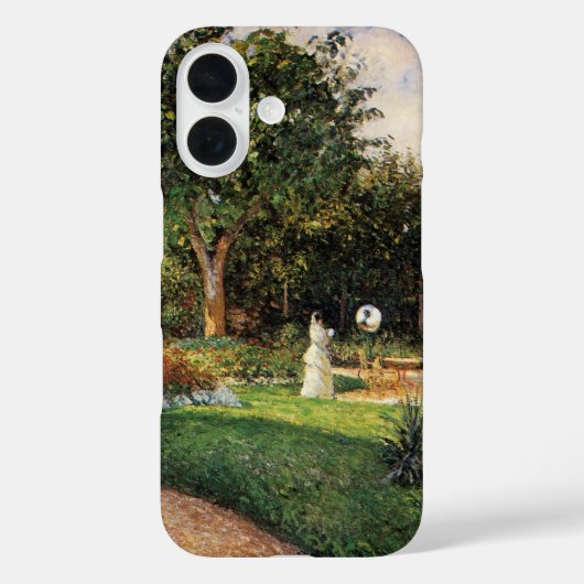 カミーユ・ピサロの『ポントワーズのレ・マテュラン庭園』 Case-Mate iPhoneケース (裏面)