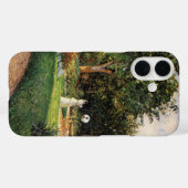 カミーユ・ピサロの『ポントワーズのレ・マテュラン庭園』 Case-Mate iPhoneケース (裏面 (横))