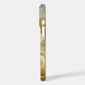 カミーユ・ピサロの『冬の村の角、赤い屋根』 Case-Mate iPhoneケース (裏面 / 左)