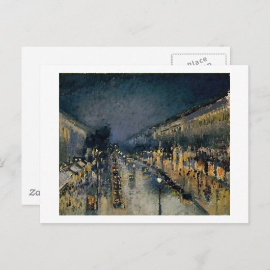 カミーユ・ピサロファインアート印象派カードGif ポストカード (正面/裏面)