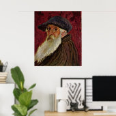 カミーユ・ピサロ自画像1898自画像 ポスター (ホームオフィス)