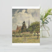 カミーユ・ピサロ - エラニーの教会 招待状 (スタンド正面)