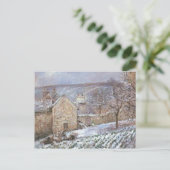 カミーユ・ピサロ – エルミタージュの雪，ポントワーズ ポストカード (スタンド正面)