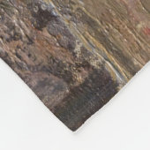 カミーユ・ピサロ – ザシーヌとルーヴル フリースブランケット (角)