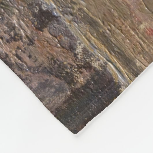 カミーユ・ピサロ – ザシーヌとルーヴル フリースブランケット (角)