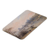 カミーユ・ピサロ – ザシーヌとルーヴル マグネット (左側)