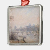 カミーユ・ピサロ – ザシーヌとルーヴル メタルオーナメント (左)