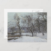 カミーユ・ピサロ – スノーアットルーベシエンヌ ポストカード (正面/裏面)