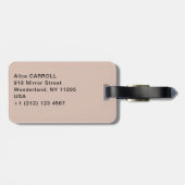 カミーユ・ピサロ - セーヌ川とルーブル美術館 ラゲッジタグ (裏面横)