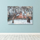 カミーユ・ピサロ – チャタイグナイザーLouvecienne キャンバスプリント (インサイチュ (ウッドフロア))