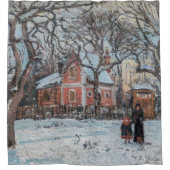 カミーユ・ピサロ – チャタイグナイザーLouvecienne シャワーカーテン (正面)