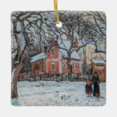 カミーユ・ピサロ – チャタイグナイザーLouvecienne セラミックオーナメント (正面)