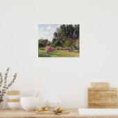 カミーユ・ピサロ・ハイスタックス、モーニング、エラグニー ポスター (キッチン)