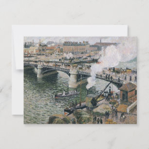 カミーユ・ピサロ・ポンボイエルデ絵画ュー カード