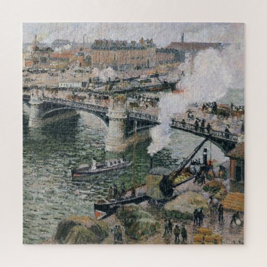 カミーユ・ピサロ・ポンボイエルデ絵画ュー ジグソーパズル (縦)