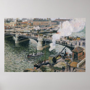 カミーユ・ピサロ・ポンボイエルデ絵画ュー ポスター