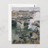 カミーユ・ピサロ・ポンボイエルデ絵画ュー ポストカード (正面/裏面)