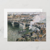 カミーユ・ピサロ・ポンボイエルデ絵画ュー ポストカード (正面/裏面)