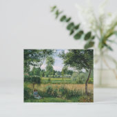 カミーユ・ピサロ - モーニング・サンライト・エフェクト、エラーニ ポストカード (スタンド正面)