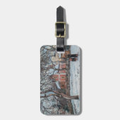 カミーユ・ピサロ - ルーベシアンヌのクヌギの木 ラゲッジタグ (正面縦)