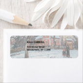 カミーユ・ピサロ - ルーベシアンヌのクヌギの木 ラベル (インサイチュ)