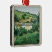 カミーユ・ピサロ|村1875年の道 メタルオーナメント (右)