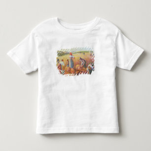 カミーユ・ピサロ Gleaners 1889年 トドラーTシャツ