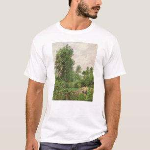 カミーユ・ピサロ Paysageの臨時雇用者のgris Eragny Tシャツ