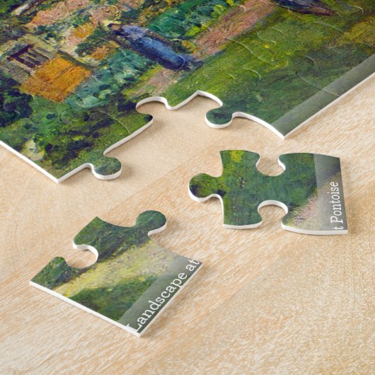 カミーユ・ピサロ- Pontoiseのパズルの景色 ジグソーパズル (側面)