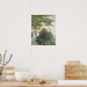 カミーユ・モネGarden at Argenteuil (1876) ポスター (キッチン)