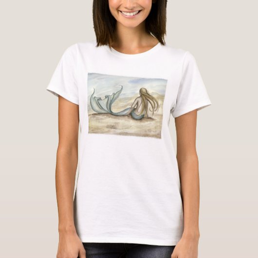 カミーユGrimshawの海岸の人魚のワイシャツ Tシャツ (正面)