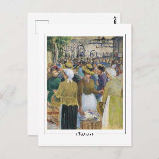 カミーユPissarro #132-2 -ファインアートはがき ポストカード (正面/裏面)