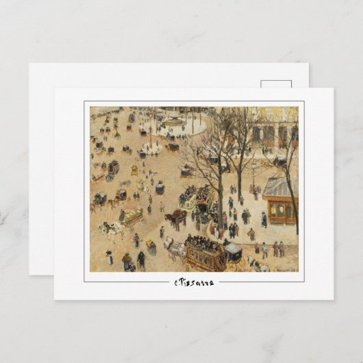 カミーユPissarro #15-2 -ファインアートはがき ポストカード (正面/裏面)