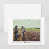 カミーユPissarro #388-2 -ファインアートはがき ポストカード (正面/裏面)
