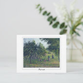 カミーユPissarro #394-2 -ファインアートはがき ポストカード (スタンド正面)