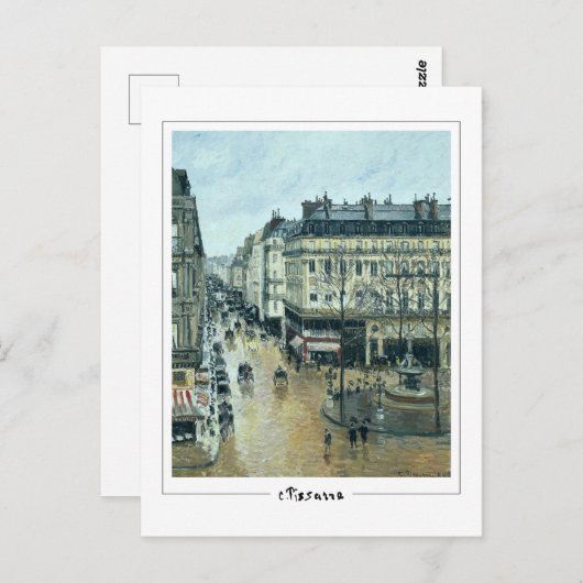 カミーユPissarro #542 -ファインアートはがき ポストカード (正面/裏面)