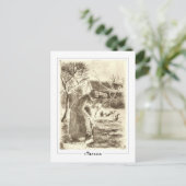 カミーユPissarro #553-2 -ファインアートはがき ポストカード (スタンド正面)