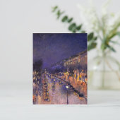 カミーリピサロザブールバードモンマルトルアットナイト ポストカード (スタンド正面)