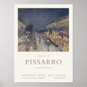 カミーリピサロブールバードモンマルトルアート展 ポスター (正面)