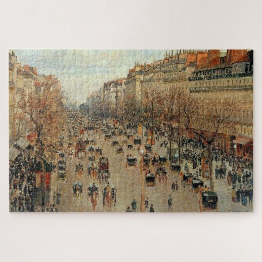 カミーリピサロブールバードモンマルトル絵画ズ ジグソーパズル (横)