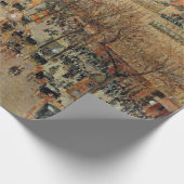 カミーリピサロブールバードモンマルトル絵画ズ ラッピングペーパー (角)