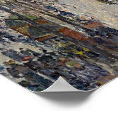 カミーリピサロブールバードモンマルトル、朝 ポスター (角)