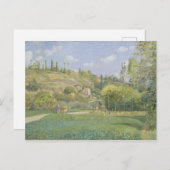 カミーリピサロ |アウヴェース、バルヘルメイルで牛飼い ポストカード (正面/裏面)