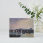 カミーリピサロ – オールドチェルシーブリッジ1871ロンドン ポストカード (スタンド正面)