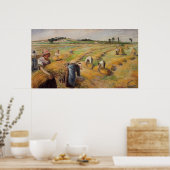 カミーリピサロ – ザハーベスト1882油穀物農場 ポスター (キッチン)
