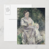 カミーリピサロ |ジュリー・ベレーのポートレート、妻o ポストカード (正面/裏面)