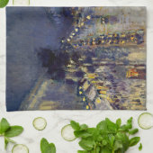 カミーリピサロ – ブールバードモンマルトルアットナイト キッチンタオル (折り畳み)