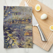 カミーリピサロ – ブールバードモンマルトルアットナイト キッチンタオル (四つ折り)